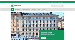 Desktop Screenshot of bnpparibas.se