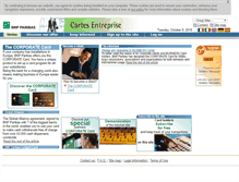 Tablet Screenshot of cartesentreprise.bnpparibas.com