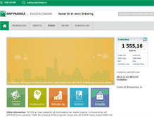 Tablet Screenshot of educatedtrading.bnpparibas.se