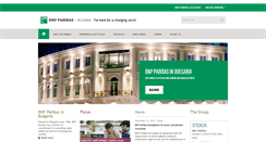 Desktop Screenshot of bnpparibas.bg