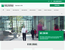 Tablet Screenshot of leasingsolutions.bnpparibas.nl