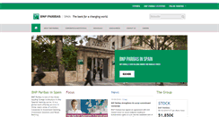 Desktop Screenshot of bnpparibas.es