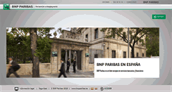 Desktop Screenshot of cash-cib.bnpparibas.es