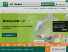 Tablet Screenshot of bnpparibas.dz